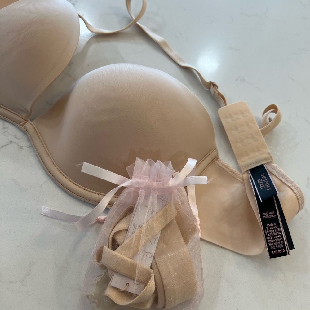 Victoria's Secret Beige Bra with Adjustable Straps